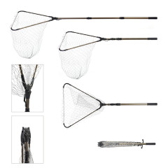 Подсачек Akara PK-1 60x60x60 см, треугольный, 3 колена, пластиковое крепление, L195